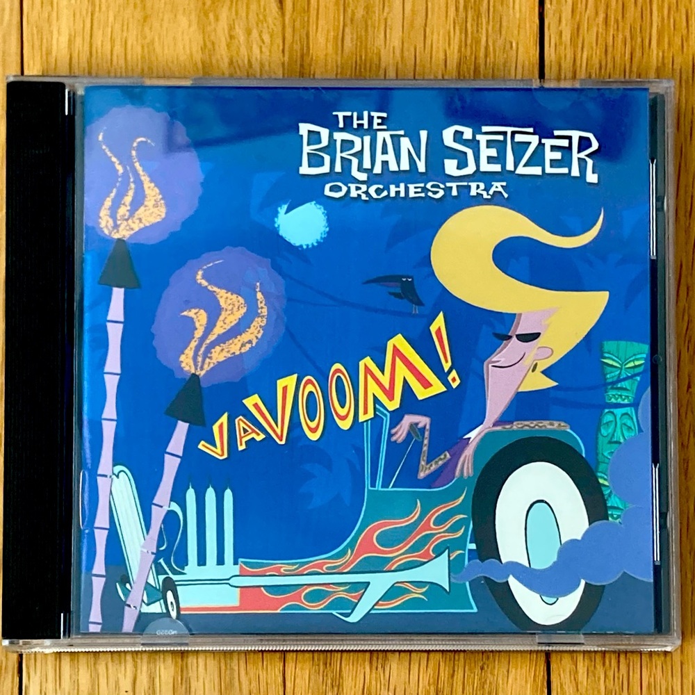 Vintage Music CD Brian Setzer Orchestra Vavoom, 2000, used.